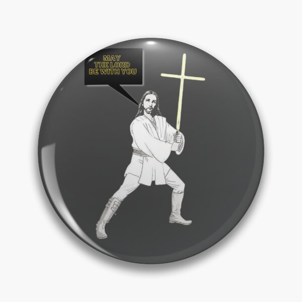 Item preview, Jesus with cross energy sword designed and sold by joyfulcreator.