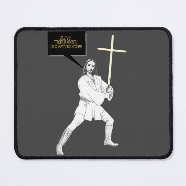 Item preview, Jesus with cross energy sword designed and sold by joyfulcreator.
