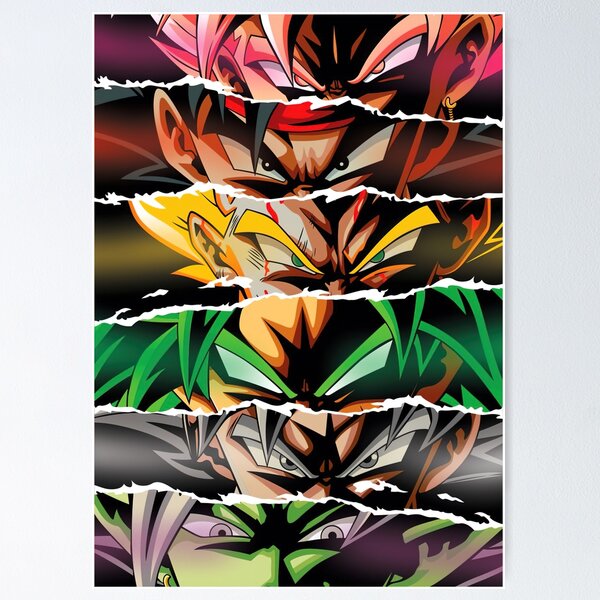  Dragon Ball Super Goku 3D Lenticular Wall Art Poster With  Frame: Posters & Prints