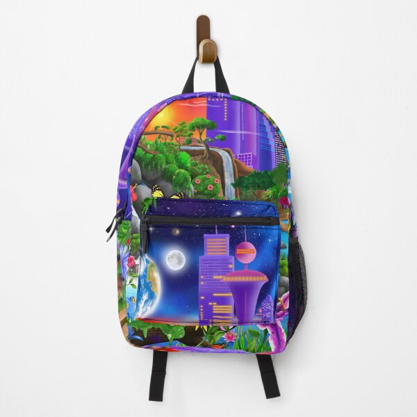 Item preview, Futuristic City Paradise designed and sold by GeraldNewtonArt.