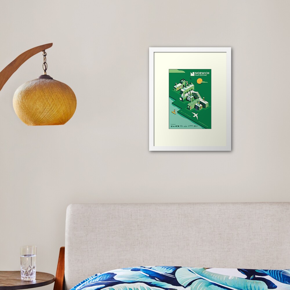 Item preview, Framed Art Print designed and sold by NorwichFilmFest.