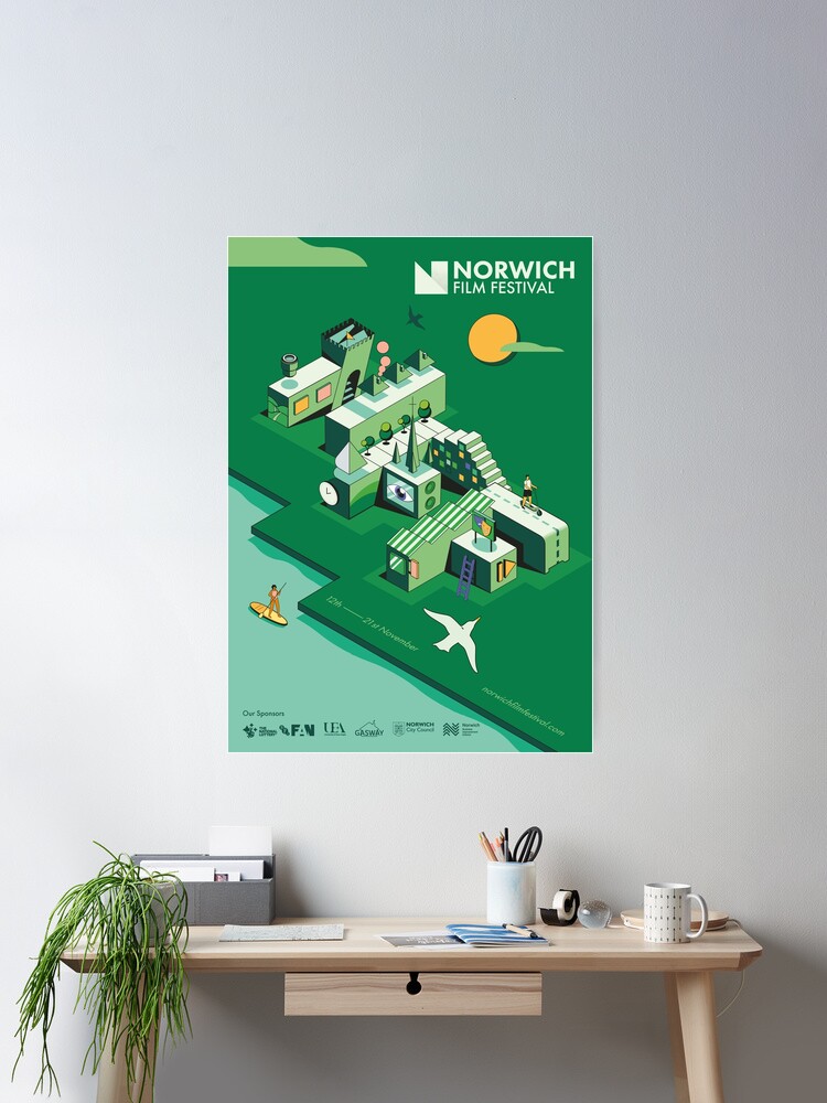 Thumbnail 1 of 3, Poster, Norwich Film Festival 2021 designed and sold by NorwichFilmFest.