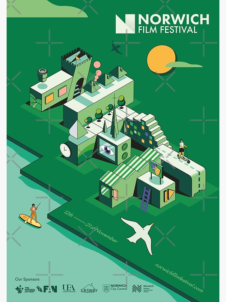 Thumbnail 3 of 3, Poster, Norwich Film Festival 2021 designed and sold by NorwichFilmFest.