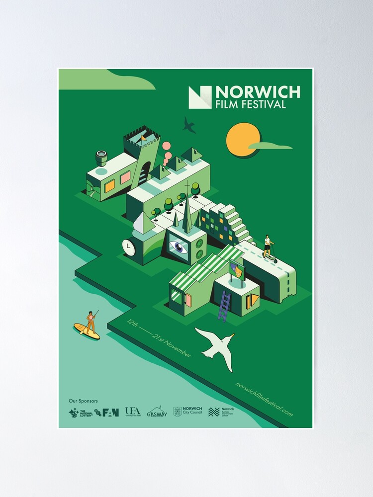 Thumbnail 2 of 3, Poster, Norwich Film Festival 2021 designed and sold by NorwichFilmFest.