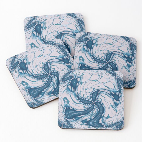 Item preview, Blue Abstract Starfish Painting designed and sold by KiwiArtistDK.