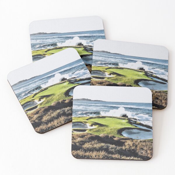 Item preview, Pebble Beach Golf 7th Hole - Pebble Beach Golf Art, Pebble Beach Golf Painting, Pebble Beach Golf Prints designed and sold by Nature’s Opus.