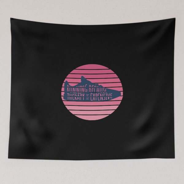 Item preview, Running Because Therapy Is Expensive Sticker designed and sold by dianesandraon.