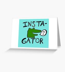 Inst(i)gator Greeting Card