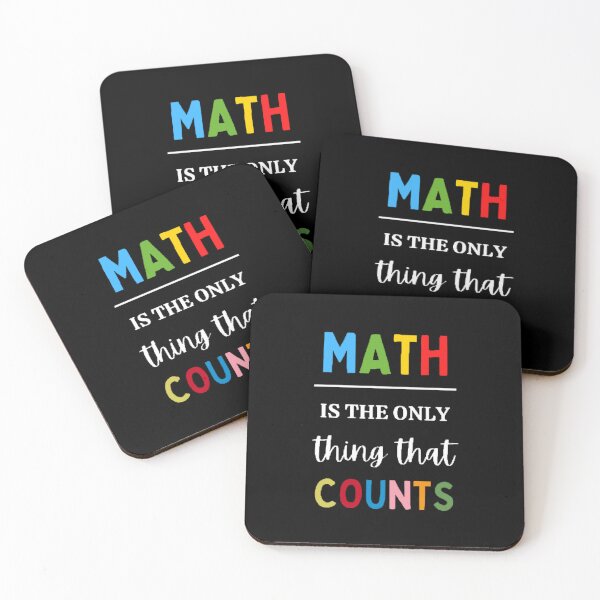 Item preview, Math Is The Only Thing That Counts The Best Teacher Colorful Design designed and sold by BestTeacher.