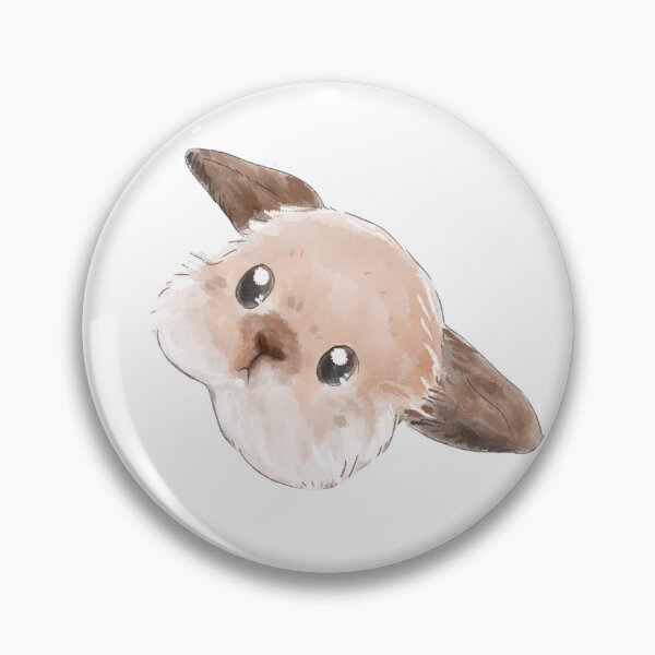 Item preview, Cream Lion Head Rabbit _ Draw Head Only  designed and sold by bunniesmee.