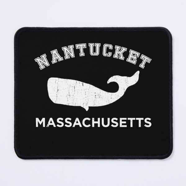 Item preview, Nantucket Massachusetts Whale Silhouette Vintage designed and sold by funnytshirtemp.