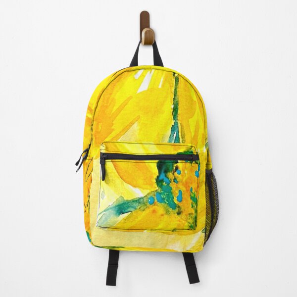 Item preview, Abstract Flowers in Azo Yellow designed and sold by JacquelineJax.