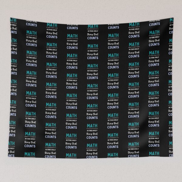 Item preview, Math Is The Only Thing That Counts The Best Teacher Blue Design designed and sold by BestTeacher.
