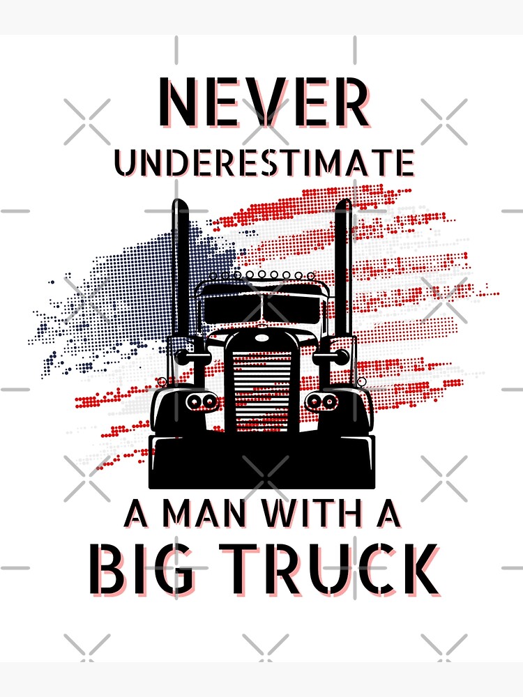 T-shirt Patriotique Américain Truck Driver Eagle Drapeau - Pour Homme, 100% Coton, Tailles S-4XL
