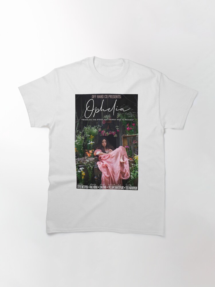 Thumbnail 3 of 7, Classic T-Shirt, Ophelia Poster designed and sold by offhandco.