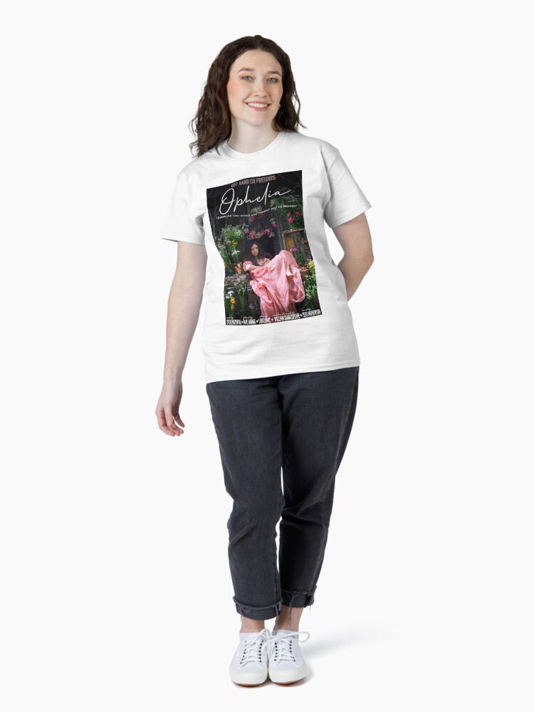 Thumbnail 4 of 7, Classic T-Shirt, Ophelia Poster designed and sold by offhandco.