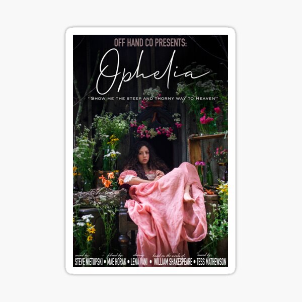 Ophelia Poster Sticker