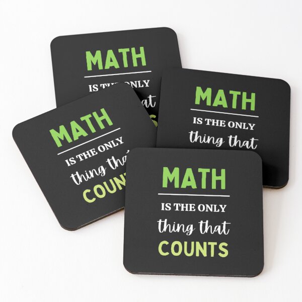 Item preview, Math Is The Only Thing That Counts The Best Teacher Green Design designed and sold by BestTeacher.