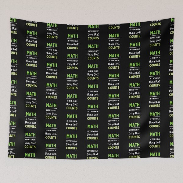 Item preview, Math Is The Only Thing That Counts The Best Teacher Green Design designed and sold by BestTeacher.