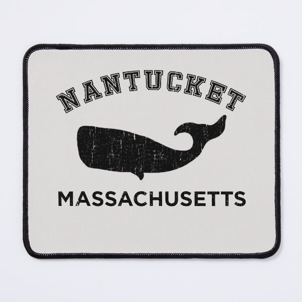 Item preview, Silueta de ballena de Nantucket Massachusetts Vintage designed and sold by funnytshirtemp.