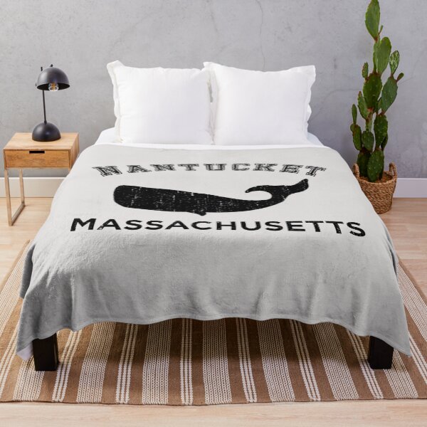 Item preview, Nantucket Massachusetts Whale Silhouette Vintage designed and sold by funnytshirtemp.