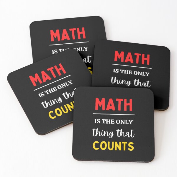 Item preview, Math Is The Only Thing That Counts The Best Teacher Red Design designed and sold by BestTeacher.
