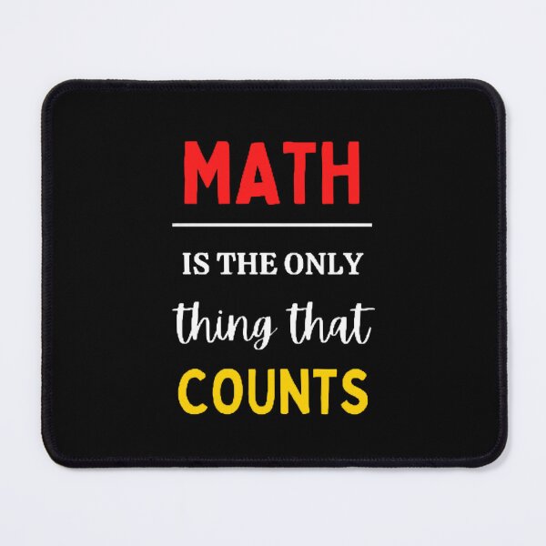 Item preview, Math Is The Only Thing That Counts The Best Teacher Red Design designed and sold by BestTeacher.