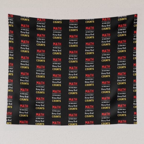 Item preview, Math Is The Only Thing That Counts The Best Teacher Red Design designed and sold by BestTeacher.