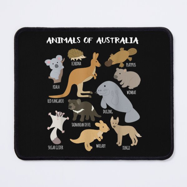 Item preview, Animals Of Australia Australian Animal Educational Gift designed and sold by AgnesGeller.