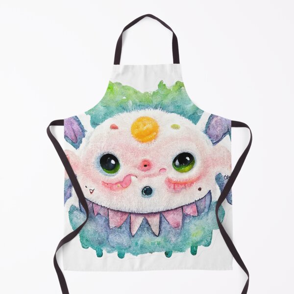 Item preview, Cute Funny Watercolor Happy Monster by Pixelista designed and sold by pixelista.