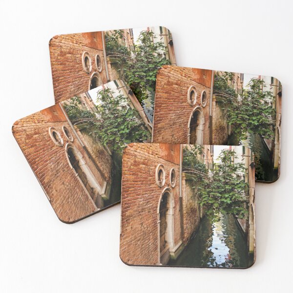 Item preview, Impressions Of Venice - Small Canal Hugged by a Fig Tree designed and sold by Georgia Mizuleva.