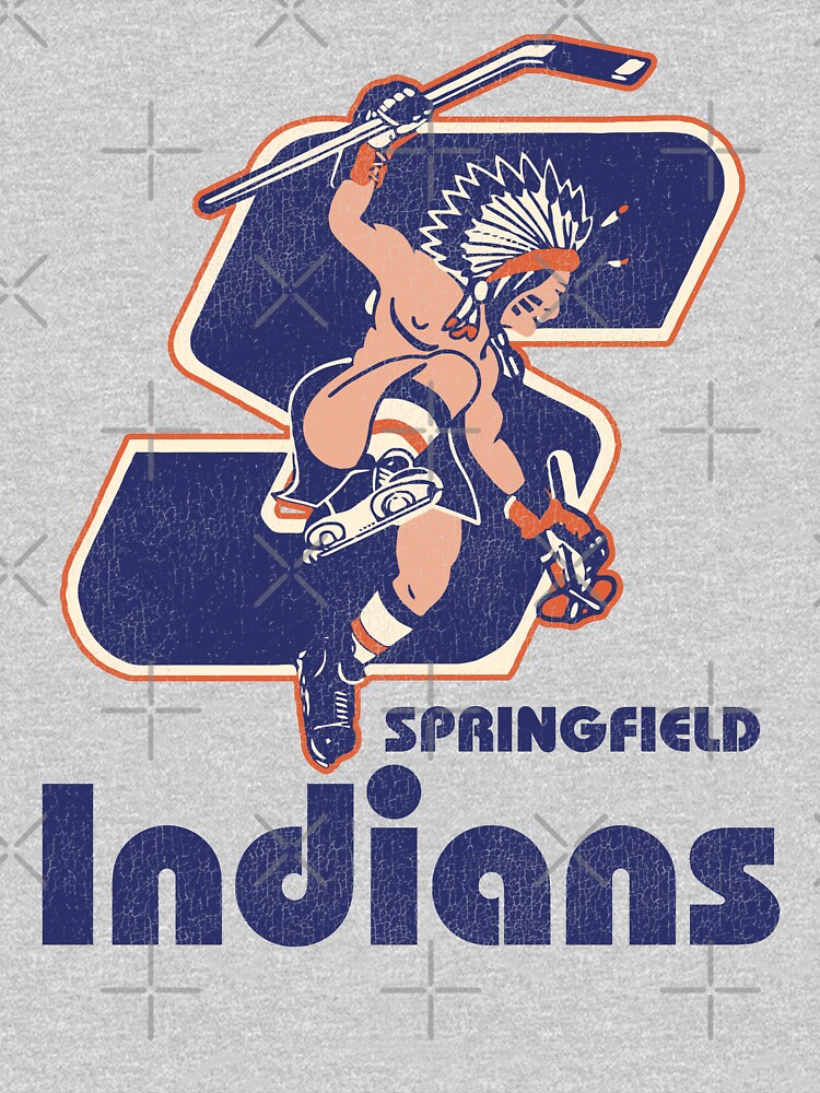 Springfield Indians Retro Defunct Ice Hockey Essential T-Shirt