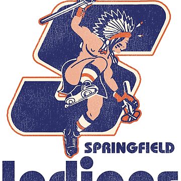 Springfield-Indians-Retro-Defunct-Ice-Hockey Active T-Shirt for