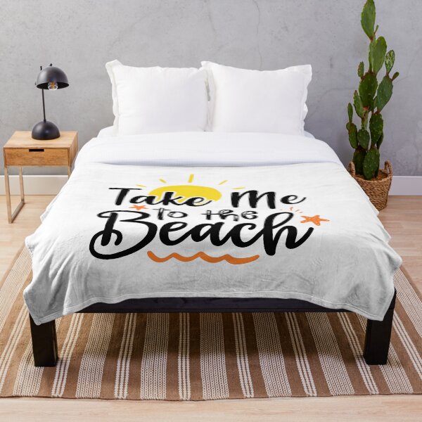 Item preview, Llévame a la playa Diversión verano diciendo tipografía negra designed and sold by MindfulMeta.