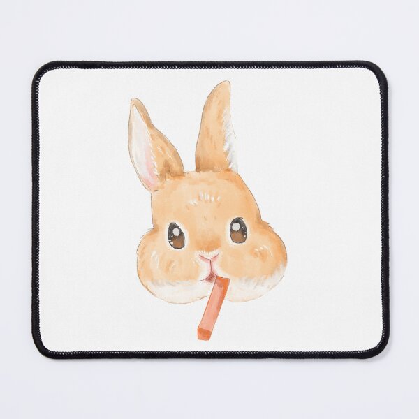 Item preview, Netherland Dwarf Cream Rabbit Eat Carrot ( Head Only ) designed and sold by bunniesmee.