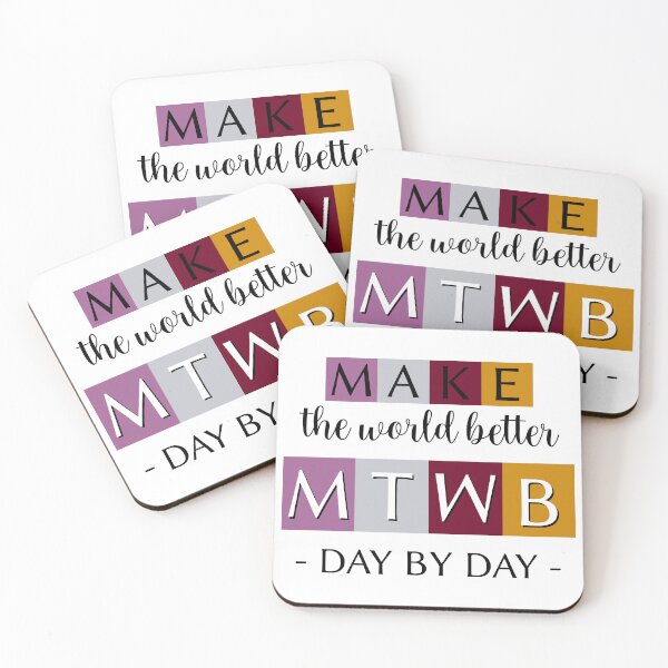 Item preview, Make the world better - day by day designed and sold by ajkbilder.