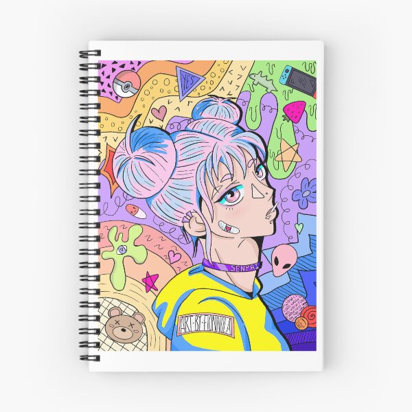 Item preview, Hyper-Pop Anime Girl designed and sold by Itsfionnola.