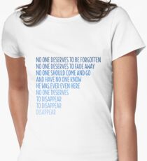Dear Evan Hansen: Disappear Women's Fitted T-Shirt