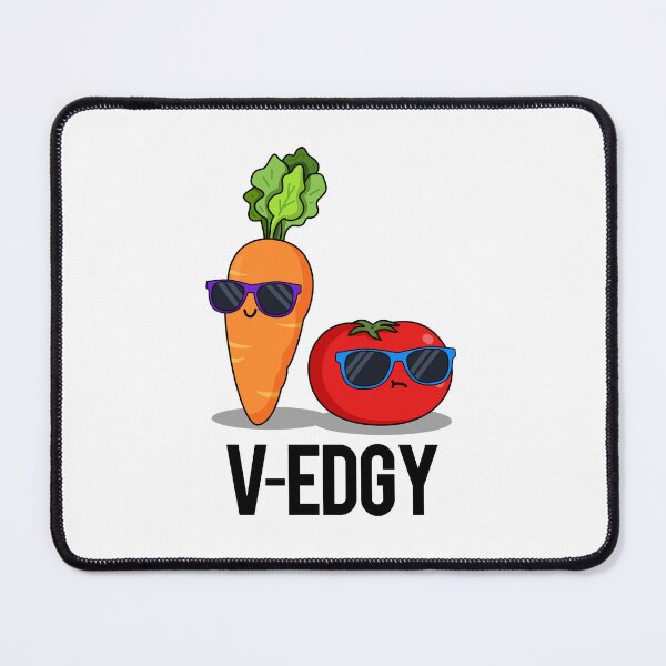 Item preview, V-Edgy Funny Veggie Puns designed and sold by punnybone.