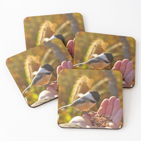 Item preview, Feeding a Chickadee designed and sold by Nalinne Jones.