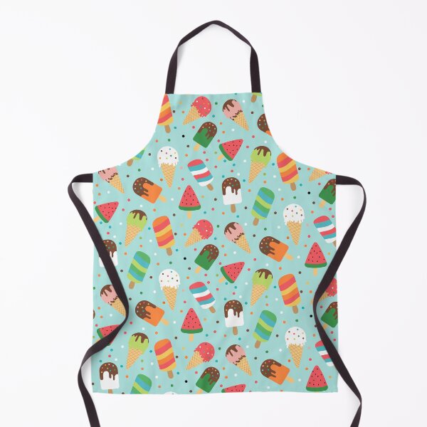 Item preview, Summertime Ice Cream Cones On Blue designed and sold by SamAnnDesigns.