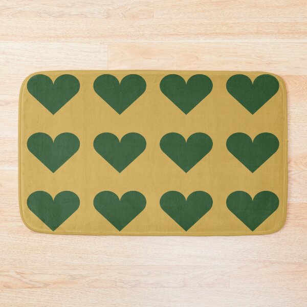 Item preview, Large PINE GREEN  and GOLD LOVE HEARTS designed and sold by RachelMacht.