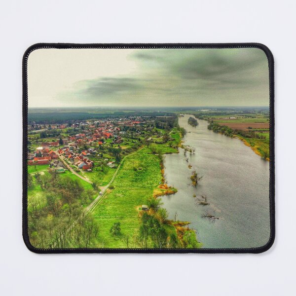 Item preview, River in a thunderstorm mood designed and sold by MarcyDrones.
