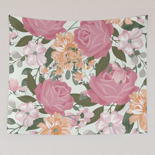 Item preview, Floral Artwork Colorful Cute Flowers Pattern  designed and sold by Clothingspot.