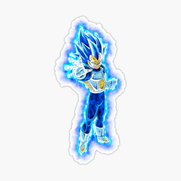 Vegeta SSJ Blue Evolution Sticker Decal Vinyl For Car, Truck Sticker 5 Inch