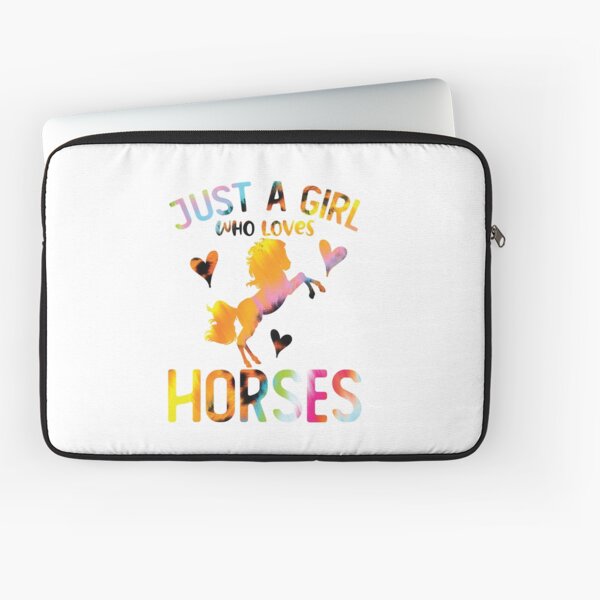 Aperçu de l'œuvre Horse Girl Tie Dye Juste une fille qui aime les chevaux mignon créée et vendue par clothesy7.