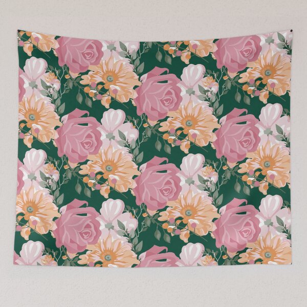 Item preview, Floral Artwork Colorful Cute Flowers Pattern  designed and sold by Clothingspot.