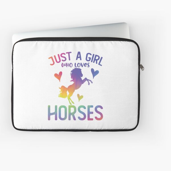 Aperçu de l'œuvre Juste une fille qui aime les chevaux Couleurs colorées Tie Dye Horse Girl créée et vendue par clothesy7.
