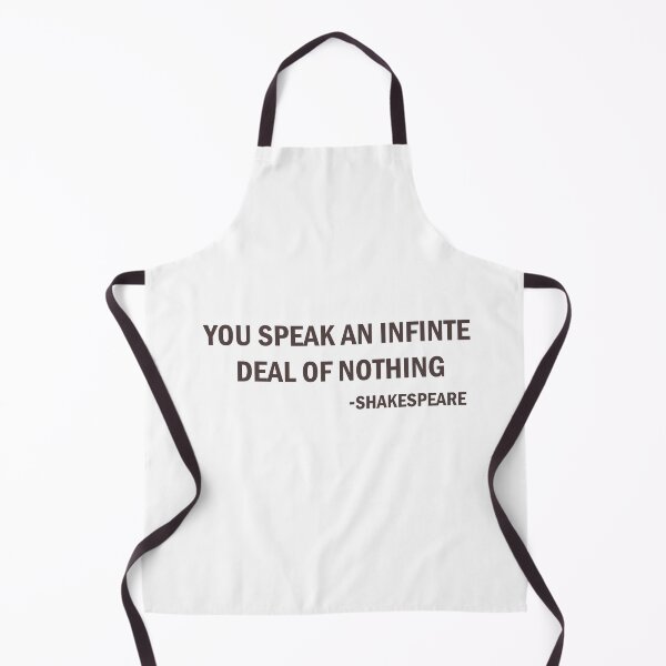 Item preview, hablas infinitamente de nada - shakespeare designed and sold by frirev-.