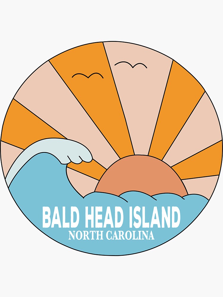 "Bald Head Island North Carolina" Sticker for Sale by PRNTDADZ Redbubble